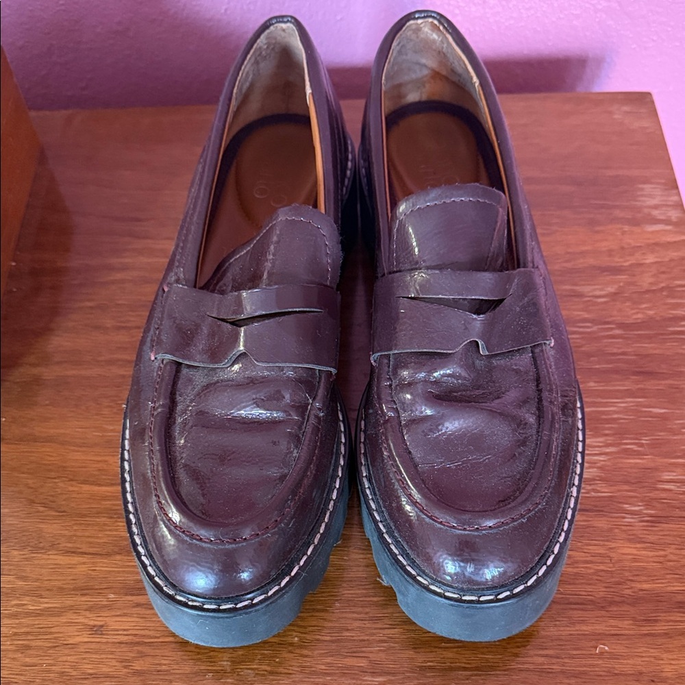 Franco Sarto Dark Brown Loafers